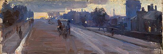 Arthur streeton Hoddle Street to Junction oil painting picture
